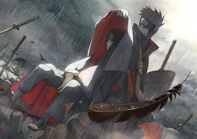 Naruto character illustration, Naruto Shippuuden, Uchiha Itachi, HD wallpaper