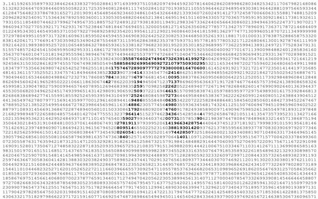 white and black area rug, pi, typography, numbers, minimalism, HD wallpaper