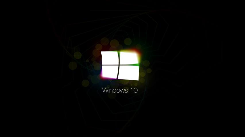 Microsoft Windows, Windows 10 Anniversary, dark, black, HD wallpaper