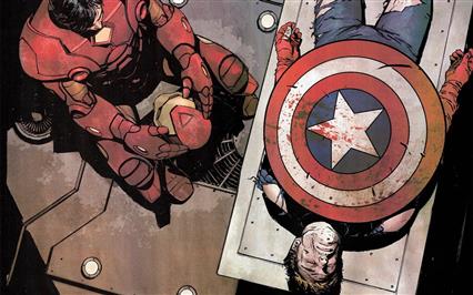 Marvel Iron Man and Captain America illustration, Marvel Comics, HD wallpaper