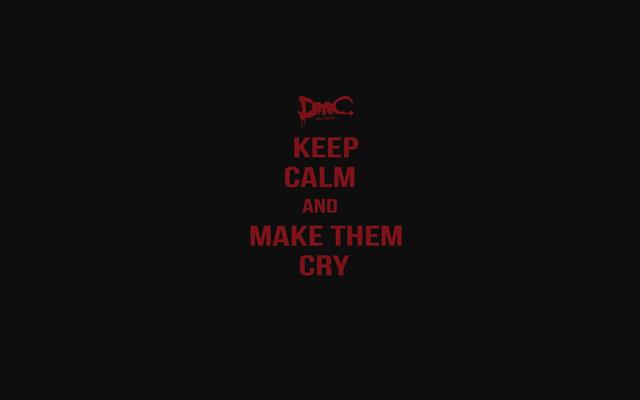 Keep calm and make them cry text wallpaper, Keep Calm and..., HD wallpaper