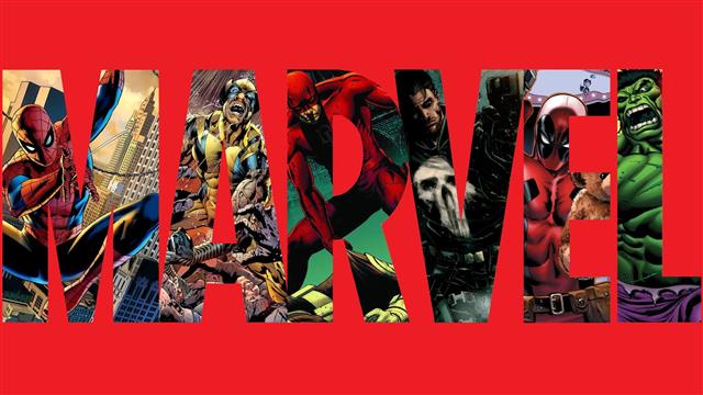 Marvel Comics wallpaper, Daredevil, Deadpool, Hulk, Logo, Punisher, HD wallpaper