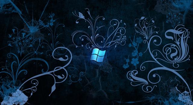 Computer, Windows logo, Windows 8, pattern, abstract, blue, design, HD wallpaper