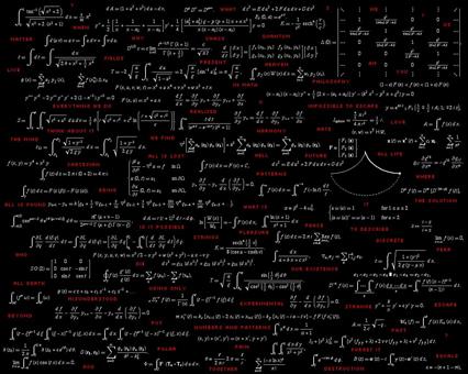 minimalism, dark, formula, mathematics, HD wallpaper