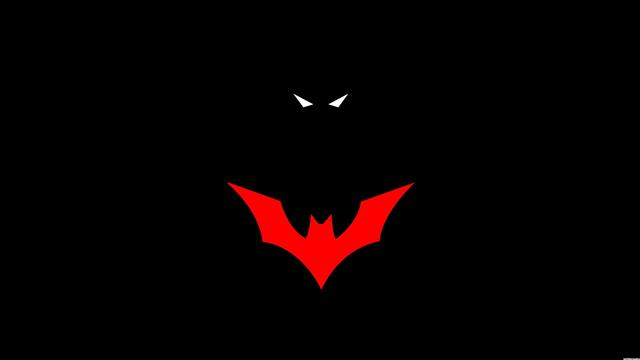 Batman cartoon wallpaper, Batman Beyond, red, no people, copy space, HD wallpaper