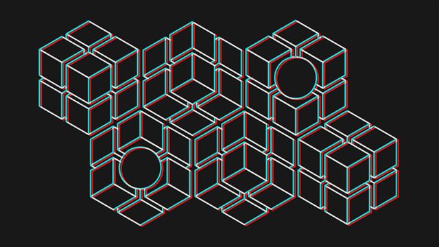 black and white cube illustration, minimalism, 3D, digital art, HD wallpaper