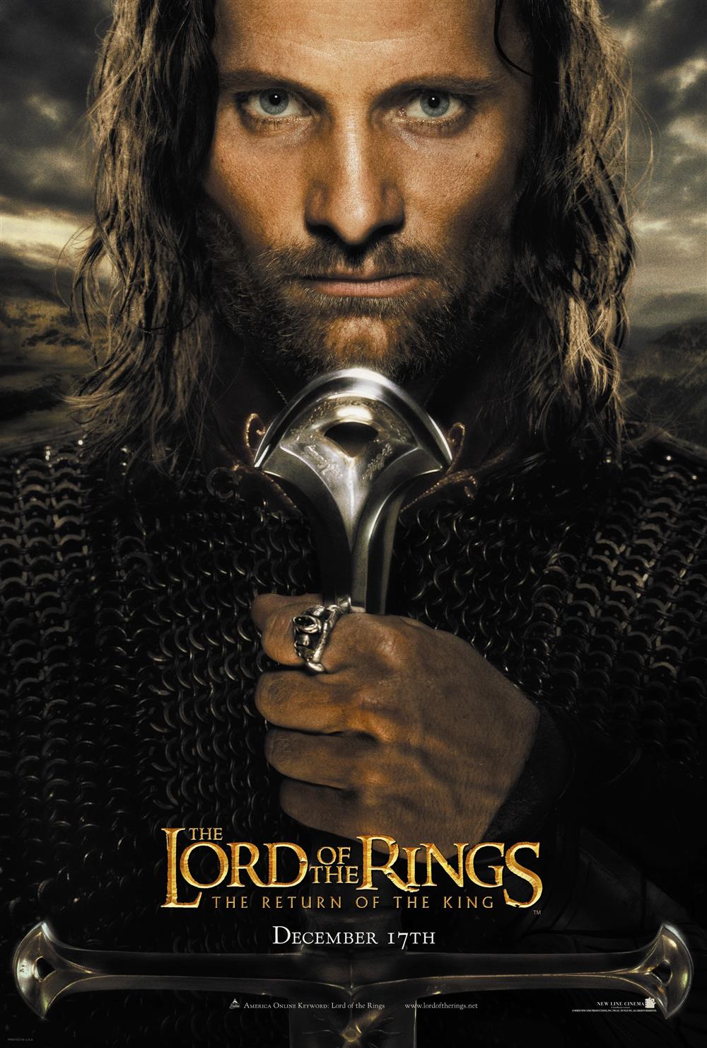 movies the lord of the rings aragorn viggo mortensen movie posters posters the return of the king Entertainment Movies HD Art, HD wallpaper