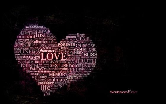 love text, typography, word clouds, communication, western script, HD wallpaper