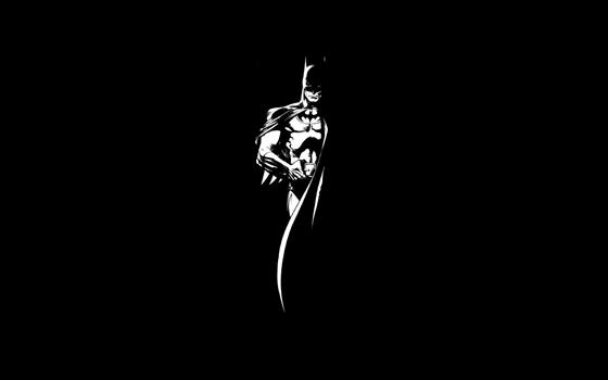 Batman wallpaper, minimalism, artwork, black background, studio shot, HD wallpaper