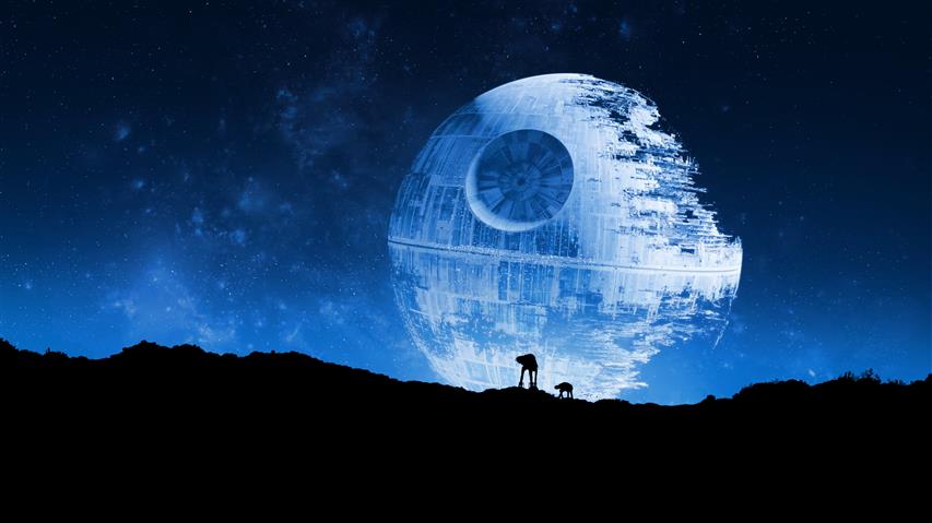 Star Wars Star Destroyer wallpaper, Death Star, AT-AT, space, HD wallpaper