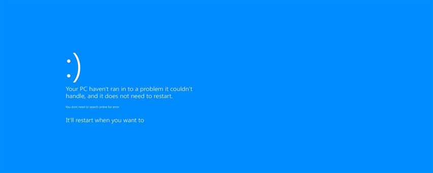 blue background with text overlay, multiple display, Blue Screen of Death, HD wallpaper