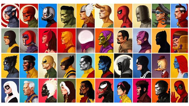 Marvel Comics, Hulk, Magneto, Deadpool, Wolverine, Luke Cage, Iron Man, Captain America, artwork, marvel characters, HD wallpaper