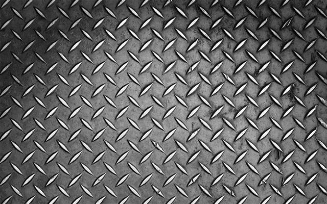 grey diamond plate wallpaper, metal, pattern, backgrounds, full frame, HD wallpaper