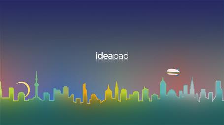 Lenovo, ideapad, sky, glowing, communication, copy space, no people, HD wallpaper