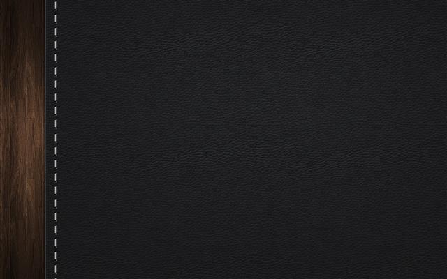 black leather pad, wood, background, texture, backgrounds, pattern, HD wallpaper