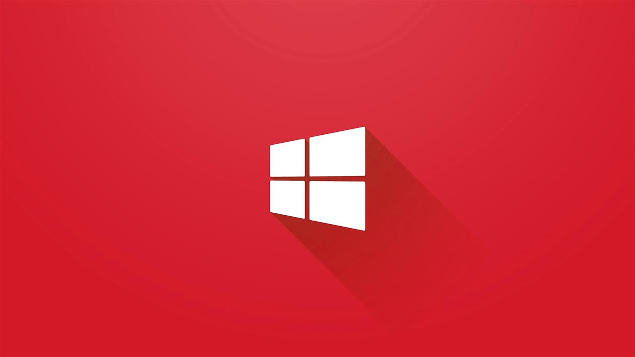 Microsoft Windows logo, Windows 10, brand, red, no people, copy space, HD wallpaper