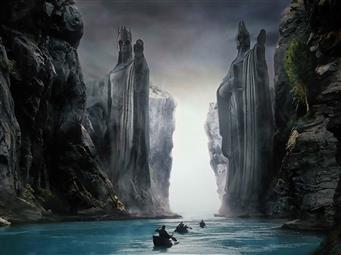 The Lord of the Rings: The Fellowship of the Ring, Argonath, HD wallpaper
