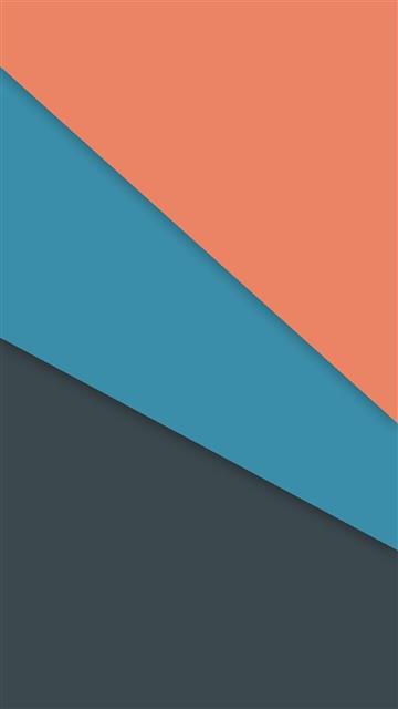orange, blue, and black striped wallpaper, material style, Android L, HD wallpaper