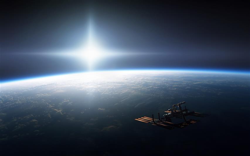 space photography of earth, International Space Station, ISS, HD wallpaper