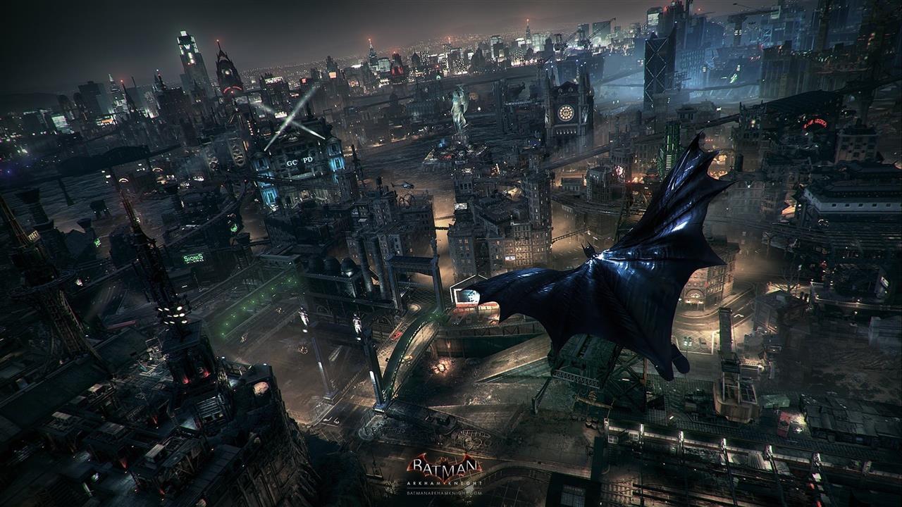 Batman wallpaper, Batman: Arkham Knight, Rocksteady Studios, Gotham City, HD wallpaper