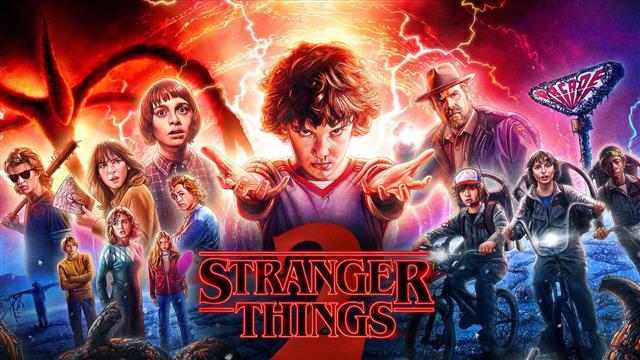 Stranger Things, eleven, colorful, TV, artwork, HD wallpaper