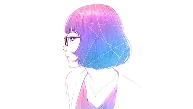 artwork, drawing, Ilya Kuvshinov, blue, pink, digital art, anime girls, HD wallpaper