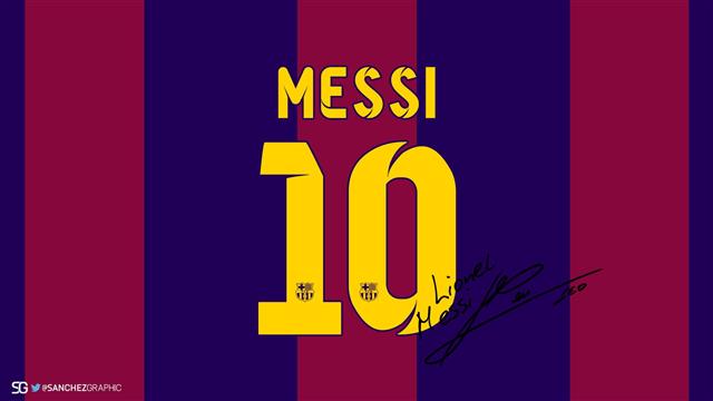 Lionel Messi 10 illustration, Sanchez Graphics, numbers, vector, HD wallpaper