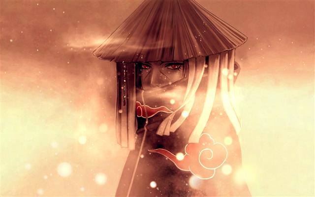 Naruto character digital wallpaper, Naruto Shippuuden, red eyes, HD wallpaper