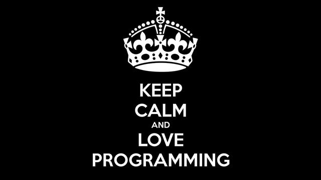 keep calm, coder, programming, quote, javascript, black, dark, HD wallpaper