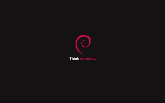 Debian, Linux, minimalism, HD wallpaper