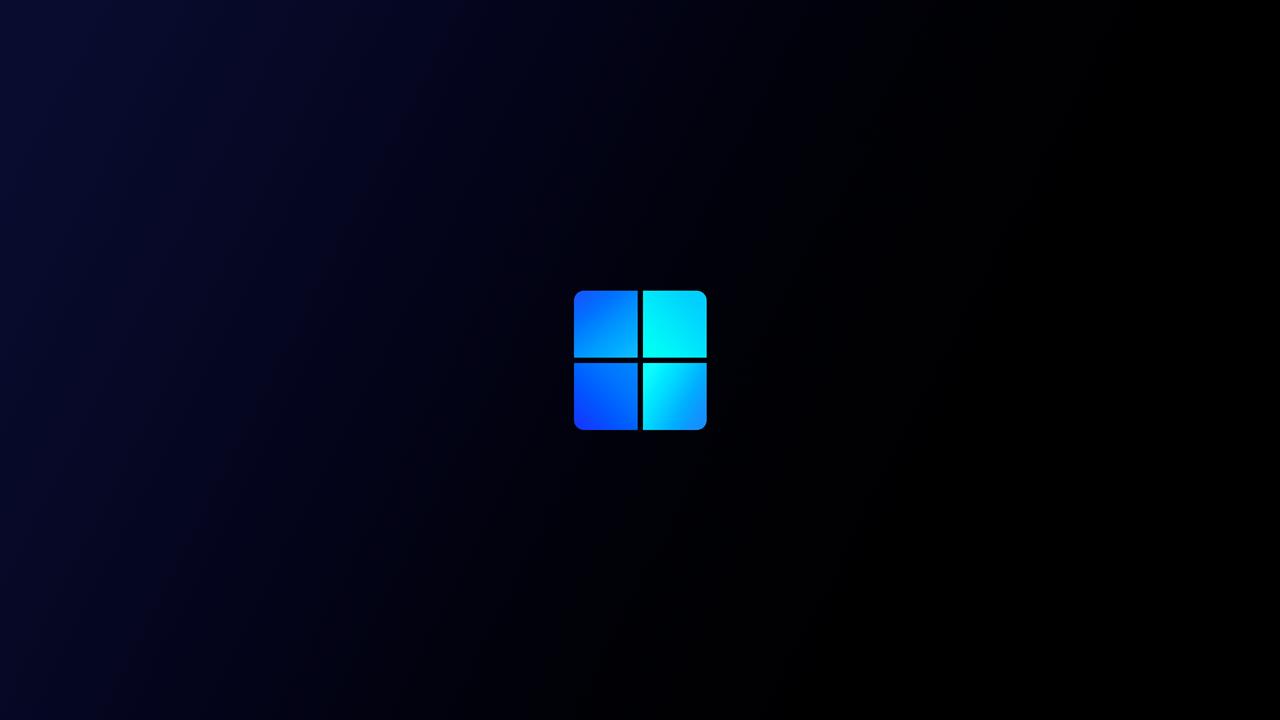 windows 11, Microsoft, windows logo, dark, gradient, HD wallpaper