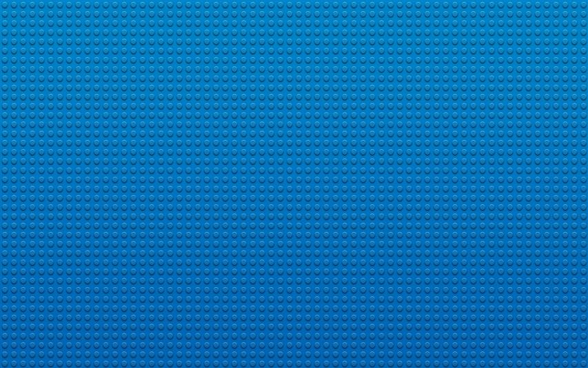 Lego Texture, background, simple, blue, HD wallpaper