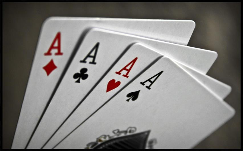 Four of a kind, 4 ace card game, photography, 2560x1600, poker, HD wallpaper