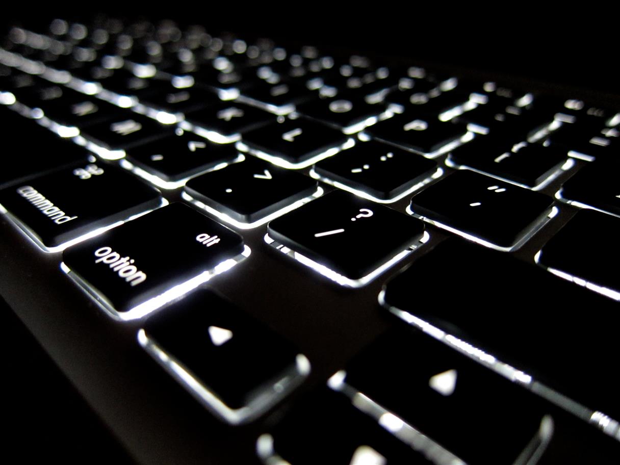closeup photo of Apple keyboard, keyboard Computer, Question, HD wallpaper