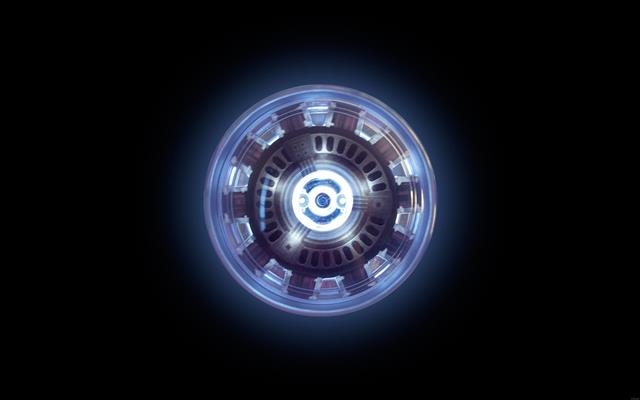 Arc reactor - Iron Man, round multicolored logo illustration, HD wallpaper
