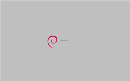red swirl on gray background, Debian, Linux, Free Software, communication, HD wallpaper