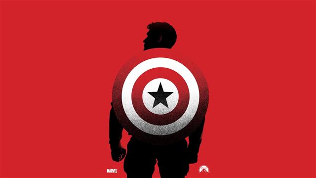Marvel Captain America wallpaper, Marvel Comics, movies, red, HD wallpaper