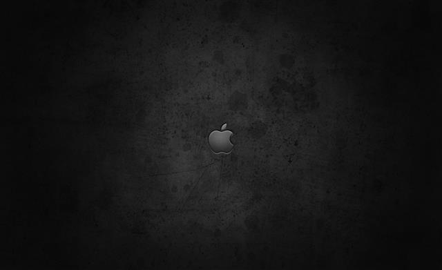 Apple Logo On Dark Background, Apple logo, Computers, Mac, no people, HD wallpaper