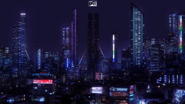 concrete high-rise building lot, science fiction, futuristic city, HD wallpaper