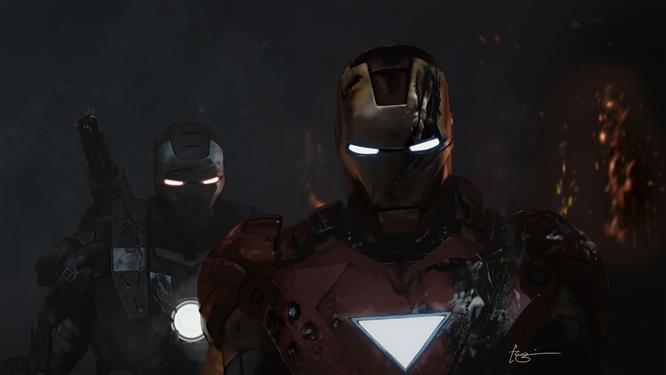 Marvel Iron Man painting, helmet, headwear, security, protection, HD wallpaper