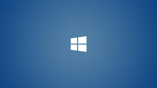 minimalism, technology, blue, Windows 8, logo, Windows 10 Anniversary, HD wallpaper