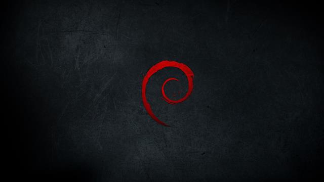 red spiral artwork, Debian, dark, Bass Clef, Linux, black background, HD wallpaper